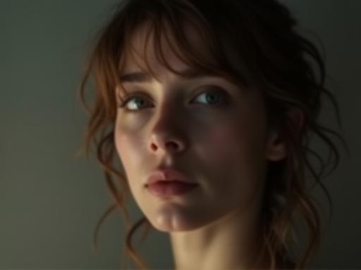 Portrait artistique en lumière douce